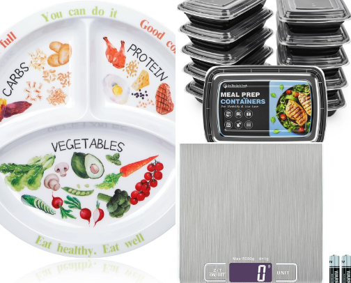 Weight Loss Habit Builder Toolkit cover photo collage