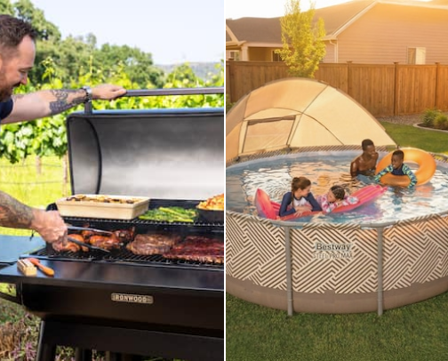 Outdoor bbq & more cover photo collage
