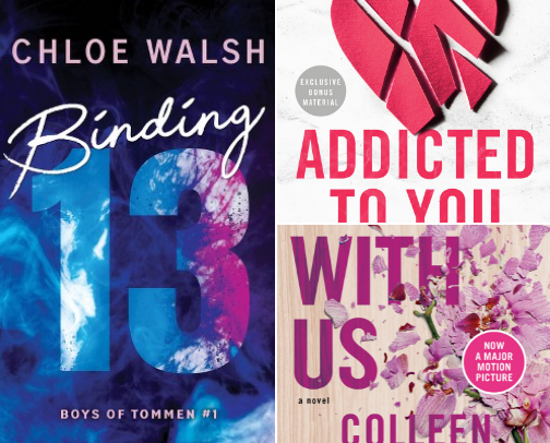 A Library of Love: Romance Novels & Poetry to Curl Up With cover photo collage