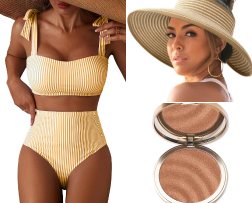 SUMMER ESSENTIALS 👙 cover photo collage