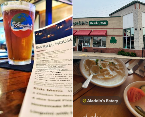 Local Dining- Twinsburg cover photo collage