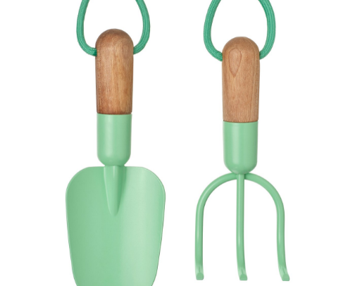 Gardening tools cover photo collage