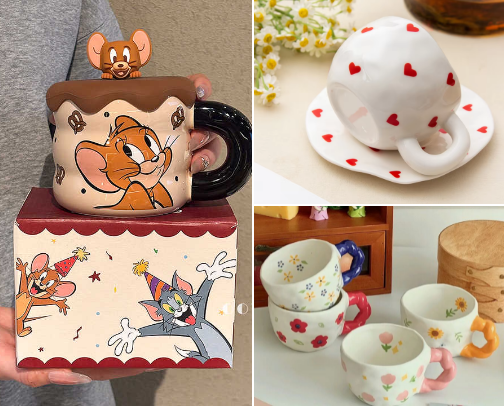Cute cup recommendations cover photo collage