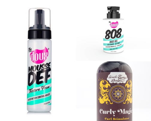 Products that never fail my curls cover photo collage