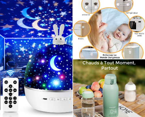 👶 Les Indispensables Bébé : Ma Sélection de Naissance Amazon cover photo collage