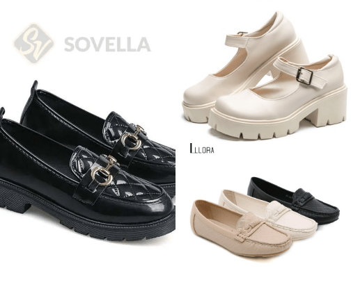 Women's shoes cover photo collage
