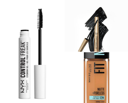 budget friendly makeup cover photo collage