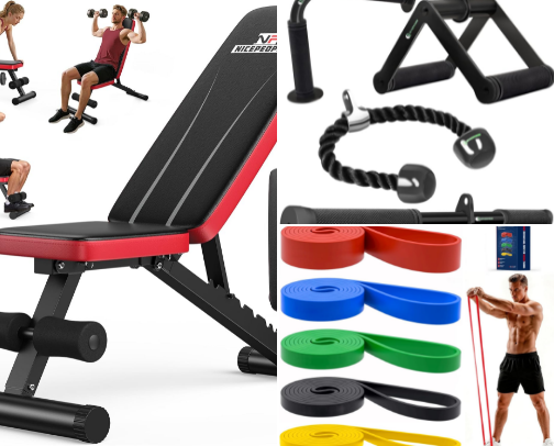 Gym Essentials: Top Gear & Equipment for Your Workout💪🏻 cover photo collage