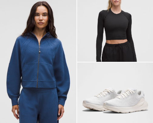 lululemon must haves! cover photo collage