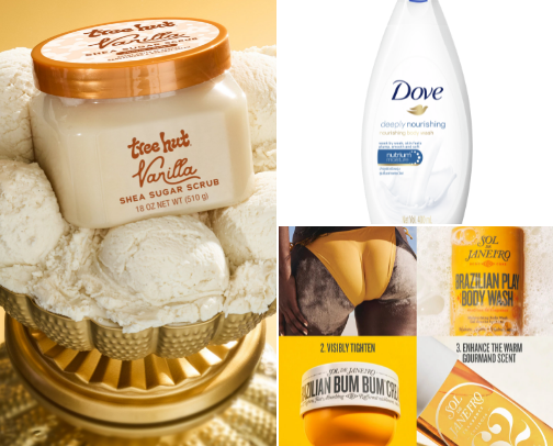 Body care 🍯 🛁 💗 cover photo collage