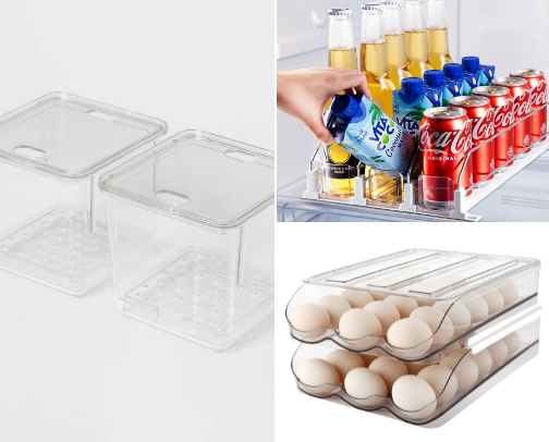Fridge organization cover photo collage