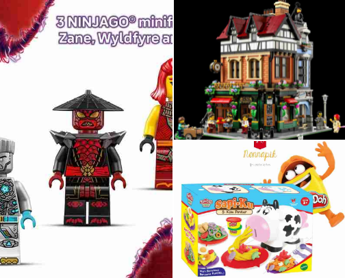 Kids toy cover photo collage