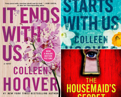 My favorite books 🩵 cover photo collage