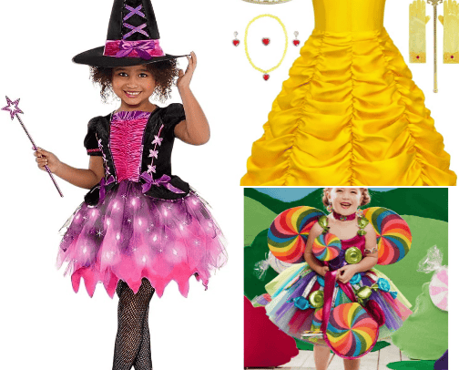 Kids costumes cover photo collage
