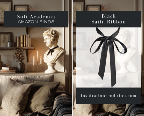 Soft Academia Amazon Finds – Romantic Vintage Study & Library Decor Ideas cover photo collage