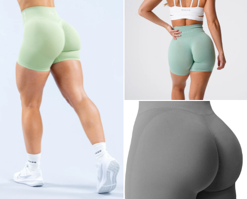 Gym shorts🥰 cover photo collage