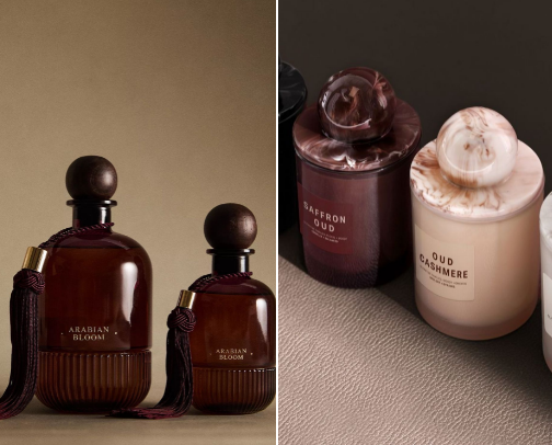 "Fragrance is art you carry on your skin." cover photo collage