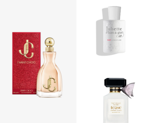 Fragrances and must have scents. cover photo collage