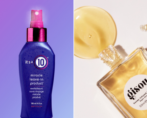 hair care goodies cover photo collage