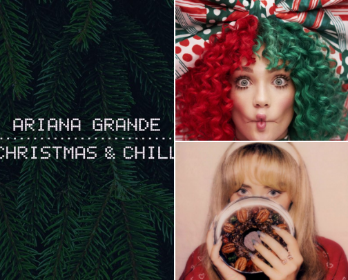 Best songs for a Christmas party! cover photo collage