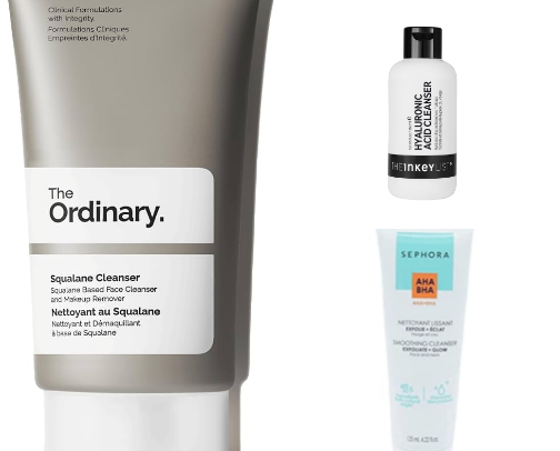 skincare routine cover photo collage