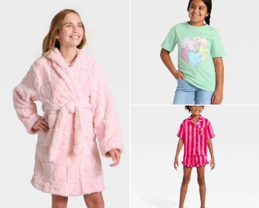 Valentine’s Day kid outfits cover photo collage