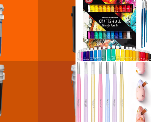 Painting Process cover photo collage