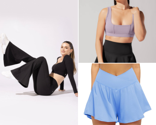 My favorite workout gear cover photo collage
