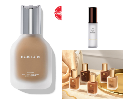 Night out makeup cover photo collage