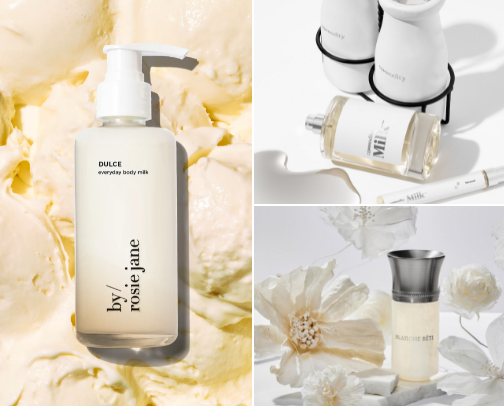 Milky Perfume & Body Care cover photo collage