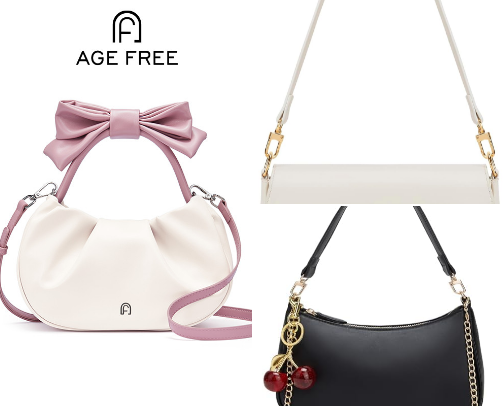 Women's Korean-Style 2-in-1 Shoulder & Crossbody Bag cover photo collage