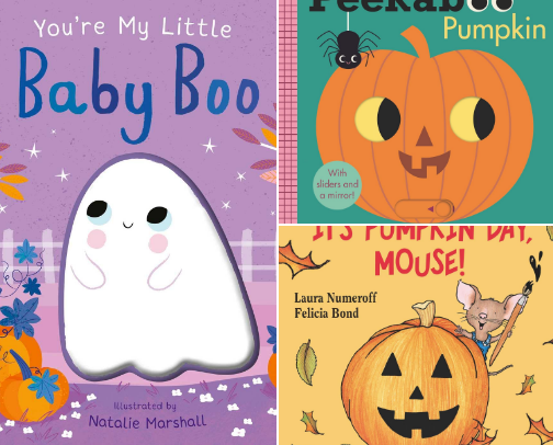 Favorite Toddler Friendly Halloween Books 🎃 cover photo collage