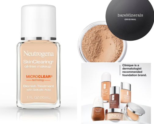 Make up must haves (acne free) cover photo collage