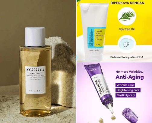 Skincare for beginner cover photo collage