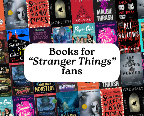 Books for "Stranger Things" fans cover photo collage