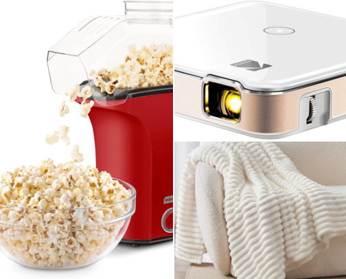 Holiday Movie Night cover photo collage