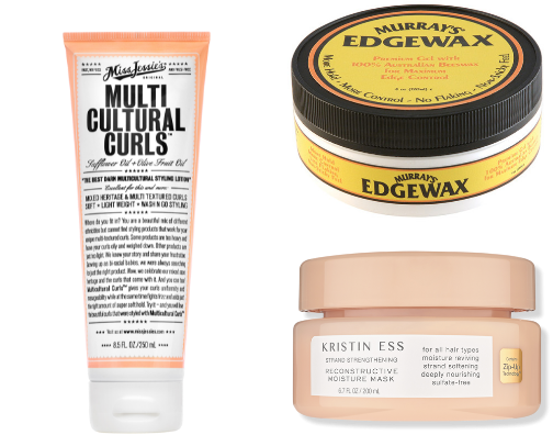 curly girl on a budget needs cover photo collage