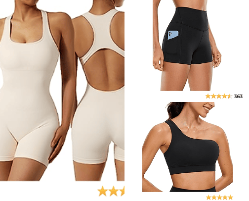 affordable, comfy and super cute workout wear cover photo collage