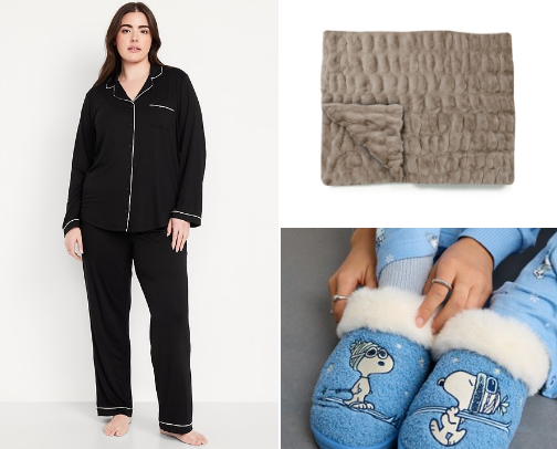 Cozy girl necessities cover photo collage