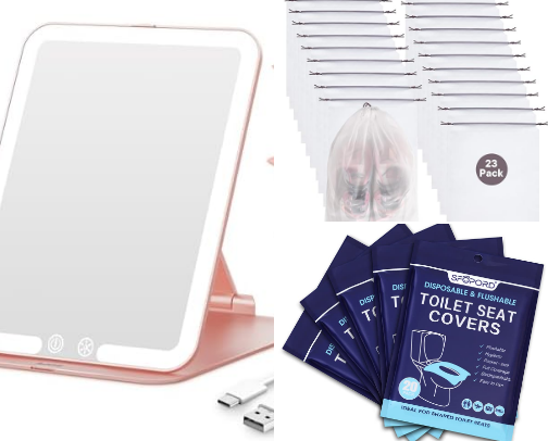 Amazon Travel Essentials cover photo collage