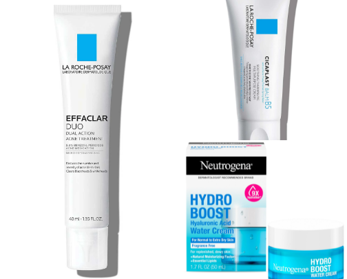 skincare cover photo collage