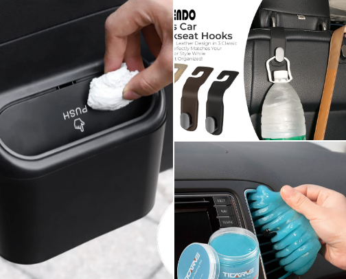 The "Clean Girl" Car Aesthetic: 12 Amazon Must-Haves For Your Commute cover photo collage