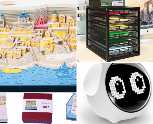 Something you need on your work table cover photo collage