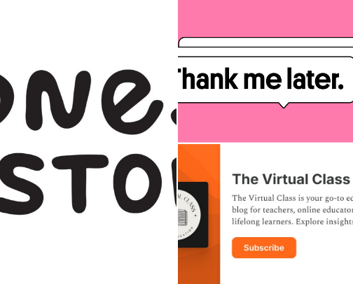 An Online Education cover photo collage