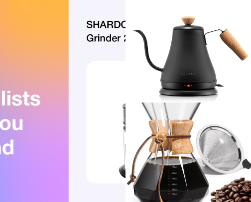 At Home Coffee cover photo collage