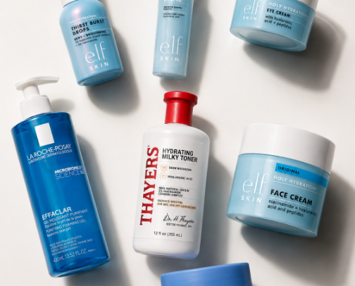 Skincare - Approved by my dramatic skin 👌 cover photo collage