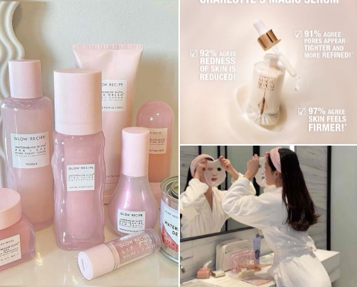 go-to skin care cover photo collage
