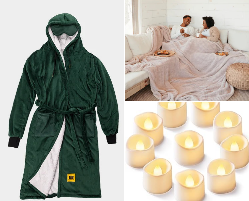 Lovely Things For A Cozy Night In cover photo collage