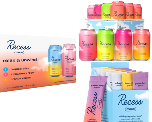 20% off Recess Drinks!! cover photo collage