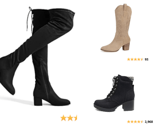 Boots Boots Boots! cover photo collage